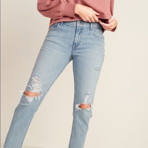 Rockstar Distressed Knee Jeans